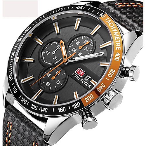 Men's Sport Watch Military Watch Wrist Watch Japanese Quartz Genuine Leather Black 30 m Water Resistant / Waterproof Calendar / date / day Chronograph Analog Charm Luxury Casual Bangle Elegant -
Men's Sport Watch Military Watch Wrist Watch Japanese Quartz Genuine Leather Black 30 m Water Resistant / Waterproof Calendar / date / day Chronograph Analog Charm Luxury Casual Bangle Elegant -