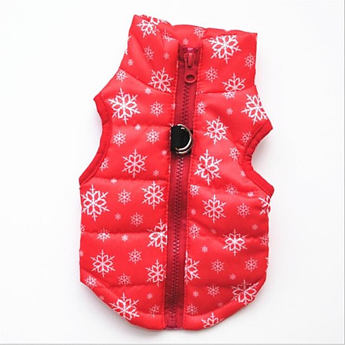 Cat Dog Vest Winter Dog Clothes Black Red Costume Cotton Snowflake Casual / Daily Keep Warm Christmas S M L
Cat Dog Vest Winter Dog Clothes Black Red Costume Cotton Snowflake Casual / Daily Keep Warm Christmas S M L