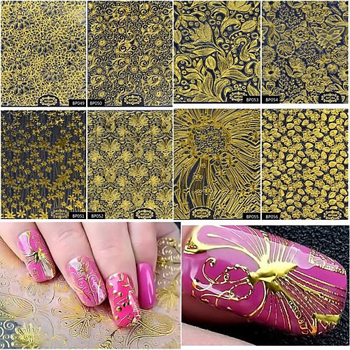 8 pcs Stickers & Tapes / Foil Sticker / Nail Sticker Nail Decals Nail Art Tool
8 pcs Stickers & Tapes / Foil Sticker / Nail Sticker Nail Decals Nail Art Tool