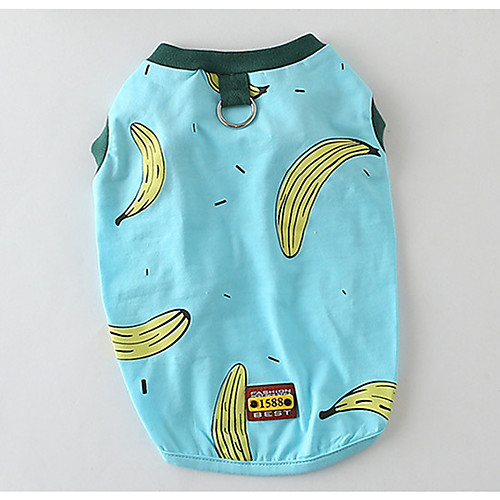 Dog Vest Dog Clothes Fruit White Blue Cotton Costume For Summer Men's Women's Casual / Daily
Dog Vest Dog Clothes Fruit White Blue Cotton Costume For Summer Men's Women's Casual / Daily