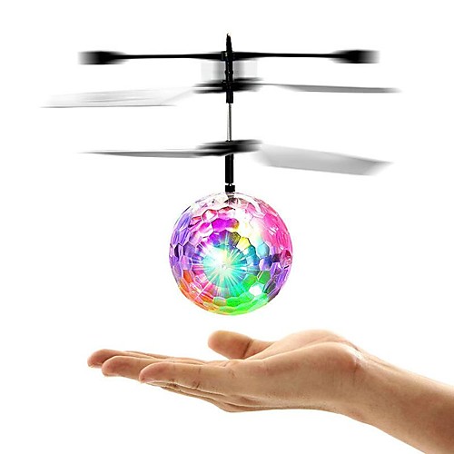 

Вертолет Mini Magic Flying Ball Без камеры Готов к использованию Пульт управления / Мигающая LED подсветка / Светодиодная лампа Классика