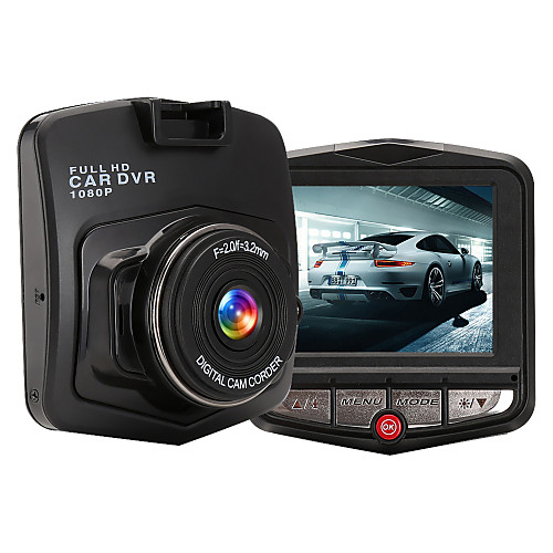 

M001 HD 1280 x 720 / 1080p Автомобильный видеорегистратор 120° / 140° Широкий угол 2.4 дюймовый LCD Капюшон с Ночное видение / G-Sensor /, Черный