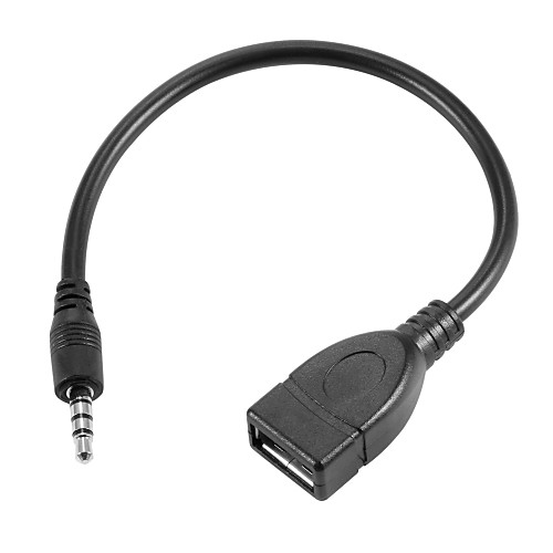 

0.2m синхронизации 3,5 мм мужской автомобиль Окс аудио разъем Разъем для USB женская мозга преобразователя кабеля