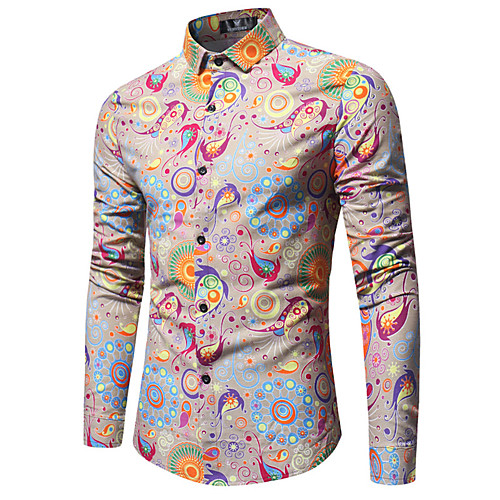 Men's Daily Going out Weekend Business / Street chic Cotton Slim Shirt Print Red / Long Sleeve
Men's Daily Going out Weekend Business / Street chic Cotton Slim Shirt Print Red / Long Sleeve