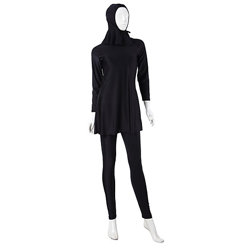 Swimwear Burkini Women's Ethnic Fashion Festival / Holiday Chinlon Black / Purple Carnival Costumes Solid Colored
Swimwear Burkini Women's Ethnic Fashion Festival / Holiday Chinlon Black / Purple Carnival Costumes Solid Colored