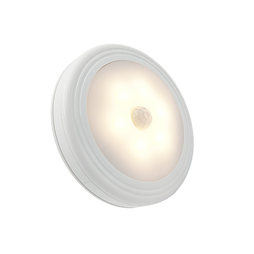

BRELONG 1шт LED Night Light Теплый белый Аккумуляторы AAA Инфракрасный датчик прикроватный Датчик человеческого тела