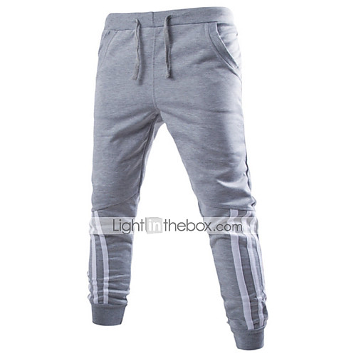 Men's Daily Sports Sweatpants Pants - Striped Print / Basic Cotton Black Navy Blue Gray L XL XXL
Men's Daily Sports Sweatpants Pants - Striped Print / Basic Cotton Black Navy Blue Gray L XL XXL