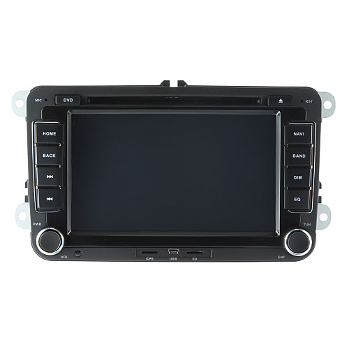 520WGNR04 7 дюймовый 2 Din Windows CE 6.0 / Windows CE В-Dash DVD-плеер Встроенный Bluetooth / GPS / iPod для Volkswagen Поддержка / RDS