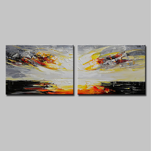 Mintura 2 Panels Hand-Painted Modern Abstract Rising Sun Oil Painting On Canvas Wall Art Picture For Home Decoration Ready To Hang
Mintura 2 Panels Hand-Painted Modern Abstract Rising Sun Oil Painting On Canvas Wall Art Picture For Home Decoration Ready To Hang