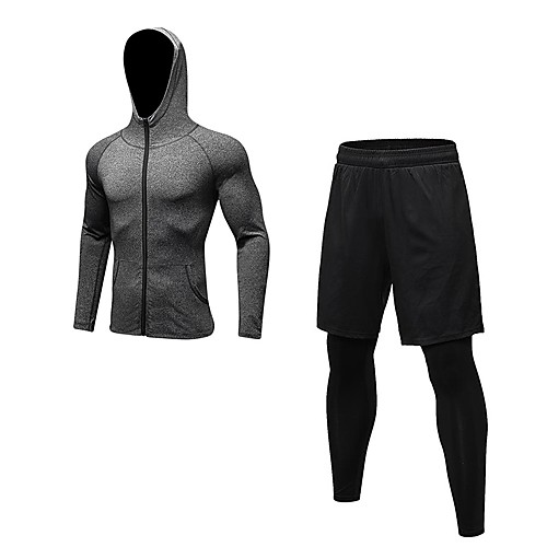 Men's 2-Piece Full Zip Activewear Set Workout Outfits Compression Suit Running Basketball Walking Quick Dry Breathability Sportswear Leggings Clothing Suit Long Sleeve Activewear Stretchy
Men's 2-Piece Full Zip Activewear Set Workout Outfits Compression Suit Running Basketball Walking Quick Dry Breathability Sportswear Leggings Clothing Suit Long Sleeve Activewear Stretchy