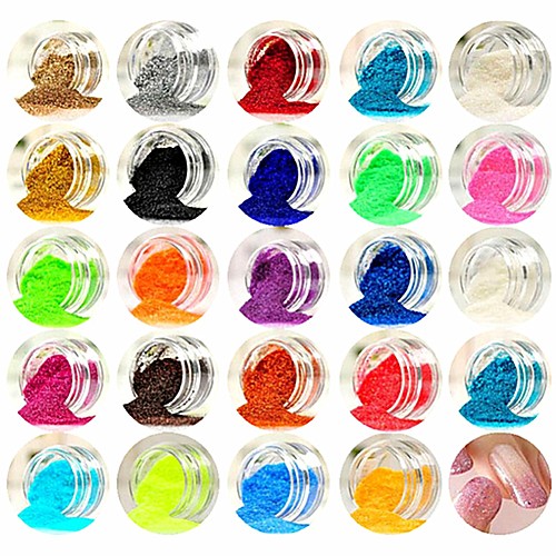 1pc / 1 set Artificial Nail Tips Glitter Powder Sequins For 24 Colors nail art Manicure Pedicure Sparkle
1pc / 1 set Artificial Nail Tips Glitter Powder Sequins For 24 Colors nail art Manicure Pedicure Sparkle