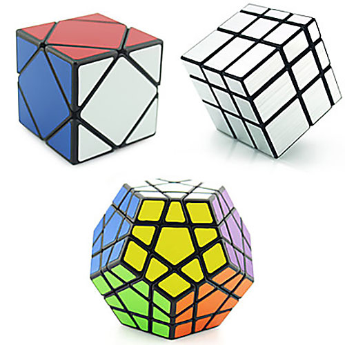 

3 PCS Magic Cube IQ Cube Shengshou Pyramid Alien Megaminx 333 Smooth Speed Cube Magic Cube Stress Reliever Educational Toy Puzzle Cube Speed Professional Classic & Timeless Kid's Adults' Children's