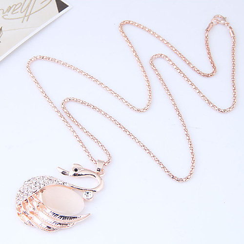 Women's Pendant Necklace Long Swan Animal Ladies European Fashion Alloy Gold Necklace Jewelry For Causal
Women's Pendant Necklace Long Swan Animal Ladies European Fashion Alloy Gold Necklace Jewelry For Causal
