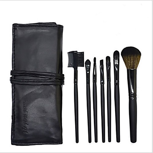 

Professional Makeup Brushes Makeup Brush Set 7 PCS Eco-friendly Professional Full Coverage Synthetic Hair / Artificial Fibre Brush Wooden Makeup Brushes for