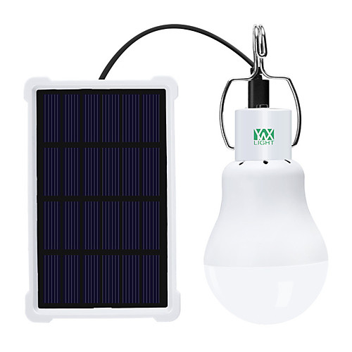 

YWXLIGHT 1шт 5 W LED прожекторы Водонепроницаемый / Работает от солнечной энергии / Управление освещением Холодный белый 3.7 V Уличное освещение 12 Светодиодные бусины