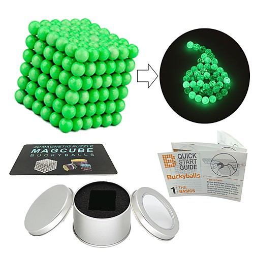 

216 pcs Magnet Toy Magnetic Balls Magnet Toy Building Blocks Super Strong Rare-Earth Magnets Neodymium Magnet Magnetic Glow-in-the-dark Glow in the Dark Stress and Anxiety Relief Office Desk Toys