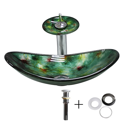 Bathroom Sink Contemporary - Tempered Glass Round Vessel Sink
Bathroom Sink Contemporary - Tempered Glass Round Vessel Sink