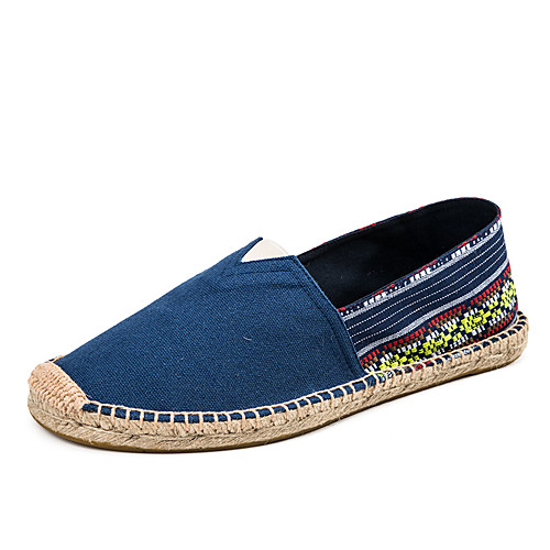 Unisex Canvas Fall / Spring & Summer Casual Loafers & Slip-Ons Walking Shoes Wear Proof Navy Blue / Green
Unisex Canvas Fall / Spring & Summer Casual Loafers & Slip-Ons Walking Shoes Wear Proof Navy Blue / Green