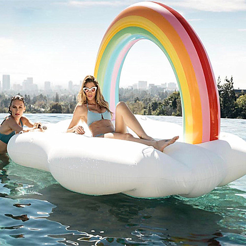 Rainbow Inflatable Pool Floats PVC Inflatable Durable Water Sports Rafting for Adults 210140135 cm
Rainbow Inflatable Pool Floats PVC Inflatable Durable Water Sports Rafting for Adults 210140135 cm