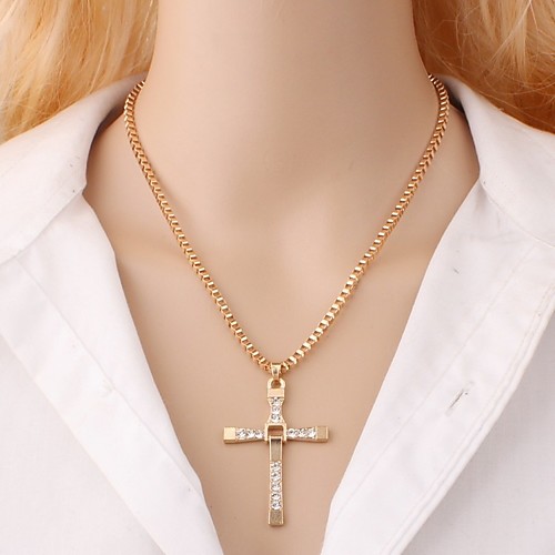 Men's Pendant Necklace Cross Faith Rock Korean Alloy Gold Silver 48 cm Necklace Jewelry 1pc For Daily
Men's Pendant Necklace Cross Faith Rock Korean Alloy Gold Silver 48 cm Necklace Jewelry 1pc For Daily