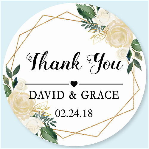 Свадьба Наклейки и теги - 48 pcs Круглый Наклейки / Конверт наклейки Все сезоны
Свадьба Наклейки и теги - 48 pcs Круглый Наклейки / Конверт наклейки Все сезоны