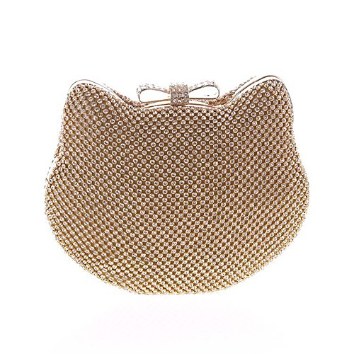 Жен. Бант(ы) / Кристаллы Вечерняя сумочка Хрустальные сумочки из хрусталя Полиэстер Персонажи Золотой / Серебряный
Жен. Бант(ы) / Кристаллы Вечерняя сумочка Хрустальные сумочки из хрусталя Полиэстер Персонажи Золотой / Серебряный