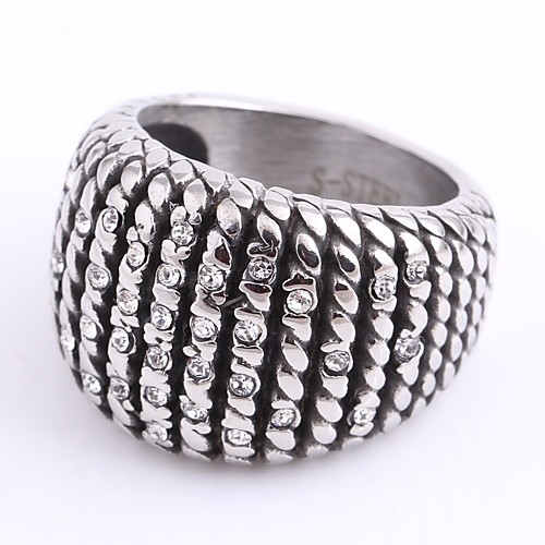 Couple's Ring Cubic Zirconia 1pc Silver Rhinestone Titanium Steel Round Geometric Ladies Classic Vintage Masquerade Street Jewelry Vintage Style Creative Precious Cool
Couple's Ring Cubic Zirconia 1pc Silver Rhinestone Titanium Steel Round Geometric Ladies Classic Vintage Masquerade Street Jewelry Vintage Style Creative Precious Cool