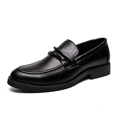 Men's Formal Shoes PU Spring & Summer / Fall & Winter Casual / British Loafers & Slip-Ons Black / Party & Evening
Men's Formal Shoes PU Spring & Summer / Fall & Winter Casual / British Loafers & Slip-Ons Black / Party & Evening