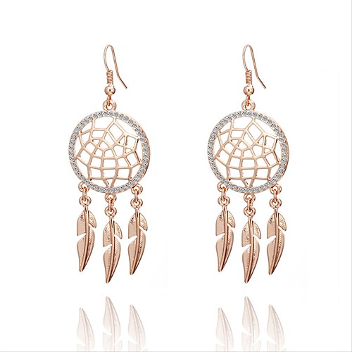Women's Crystal Drop Earrings Hollow Out Spiga Ladies Luxury Classic Lolita Holiday Earrings Jewelry Gold / Silver / Rose Gold For Bikini 1 Pair
Women's Crystal Drop Earrings Hollow Out Spiga Ladies Luxury Classic Lolita Holiday Earrings Jewelry Gold / Silver / Rose Gold For Bikini 1 Pair
