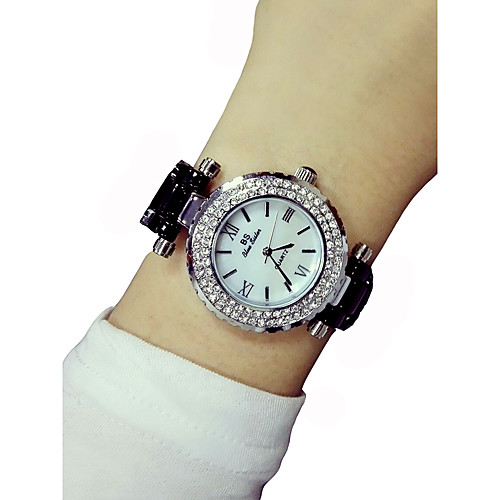 Жен. Наручные часы Diamond Watch Кварцевый Керамика Черный / Белый Секундомер Светящийся Имитация Алмазный Аналоговый Дамы Блестящие Кольцеобразный - Белый Черный
Жен. Наручные часы Diamond Watch Кварцевый Керамика Черный / Белый Секундомер Светящийся Имитация Алмазный Аналоговый Дамы Блестящие Кольцеобразный - Белый Черный