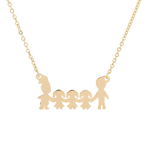Family Look Pendant Necklace Ladies Fashion Cute Titanium Steel Gold Silver 50 cm Necklace Jewelry 1pc For Holiday Festival
Family Look Pendant Necklace Ladies Fashion Cute Titanium Steel Gold Silver 50 cm Necklace Jewelry 1pc For Holiday Festival