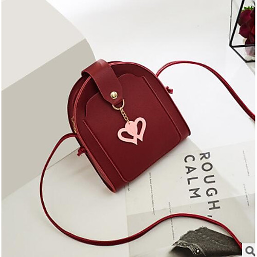 

женские сумки nappa кожаный мобильный телефон сумка молния покраснение розовое / красное / черное