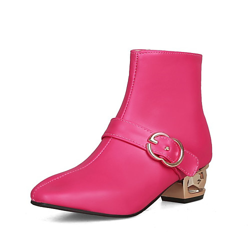 Жен. Fashion Boots Полиуретан Зима Ботинки На толстом каблуке Круглый носок Ботинки Белый / Черный / Красный
Жен. Fashion Boots Полиуретан Зима Ботинки На толстом каблуке Круглый носок Ботинки Белый / Черный / Красный