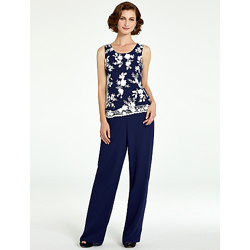 брючный Круглый вырез В пол Шифон / Кружева Платье для матери невесты с Узоры / принт от LAN TING BRIDE
брючный Круглый вырез В пол Шифон / Кружева Платье для матери невесты с Узоры / принт от LAN TING BRIDE