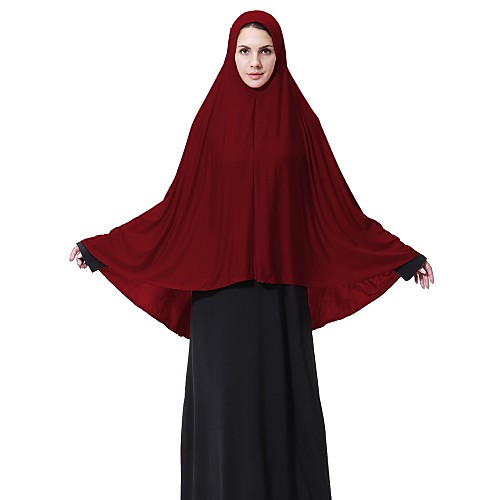 

Жен. Классический Хиджаб - Перекрещивание Однотонный
