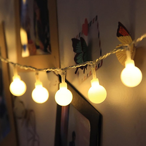 

10m String Lights 100 LEDs Dip Led Warm White / RGB / White Waterproof / Christmas / Decorative 1pc / IP65