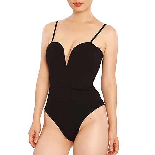 Жен. Для клуба Bodysuit Глубокий V-образный вырез Свободный силуэт Однотонный Черный M
Жен. Для клуба Bodysuit Глубокий V-образный вырез Свободный силуэт Однотонный Черный M