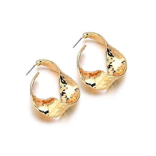 Women's Stud Earrings Twisted Unique Design Earrings Jewelry Gold For Birthday 1 Pair
Women's Stud Earrings Twisted Unique Design Earrings Jewelry Gold For Birthday 1 Pair