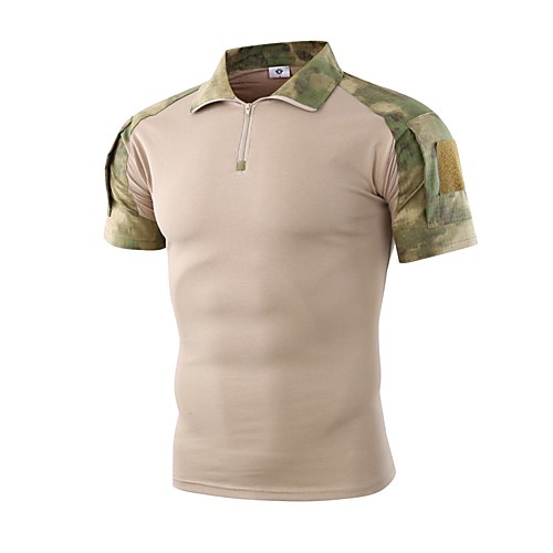 Esdy Men's Camo Hiking Tee shirt Short Sleeve Outdoor Fast Dry Breathability Wearable Sweat-Wicking Tee / T-shirt Autumn / Fall Spring Cotton Blend Hunting Outdoor Exercise Army Green Camouflage Grey
Esdy Men's Camo Hiking Tee shirt Short Sleeve Outdoor Fast Dry Breathability Wearable Sweat-Wicking Tee / T-shirt Autumn / Fall Spring Cotton Blend Hunting Outdoor Exercise Army Green Camouflage Grey