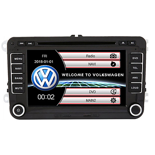 

520WGNR04 7 inch 2 DIN Windows CE In-Dash Car DVD Player GPS / Touch Screen / Built-in Bluetooth for Volkswagen Support / Subwoofer Output / Games / SD / USB Support / FM Transmitter / MPEG4