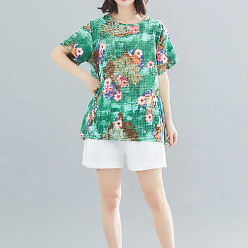 Жен. Футболка Тонкие Цветочный принт
Жен. Футболка Тонкие Цветочный принт