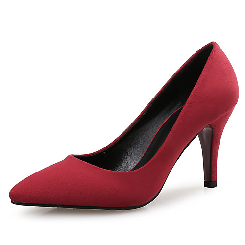 Women's Suede Spring & Fall Classic Heels Stiletto Heel Pointed Toe Red / Light Pink
Women's Suede Spring & Fall Classic Heels Stiletto Heel Pointed Toe Red / Light Pink