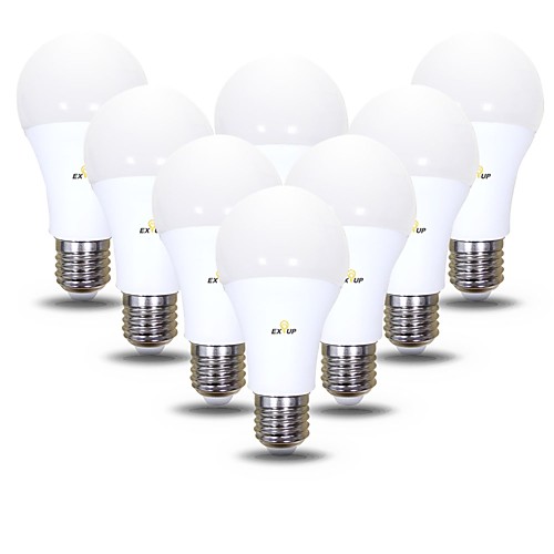 

EXUP 8шт 15 W Круглые LED лампы 1400 lm B22 E26 / E27 A70 42 Светодиодные бусины SMD 2835 Тёплый белый Холодный белый 220-240 V 110-130 V