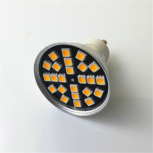 

1шт 3 W Точечное LED освещение 260 lm GU10 24 Светодиодные бусины SMD 5050