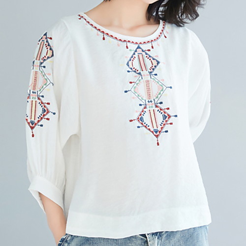 Жен. Рубашка Тонкие Геометрический принт 
Жен. Рубашка Тонкие Геометрический принт