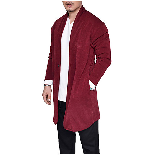 Men's EU / US Size Cardigan Sweater Jumper Fall / Winter Black / Red / Dark Gray M / L / XL
Men's EU / US Size Cardigan Sweater Jumper Fall / Winter Black / Red / Dark Gray M / L / XL