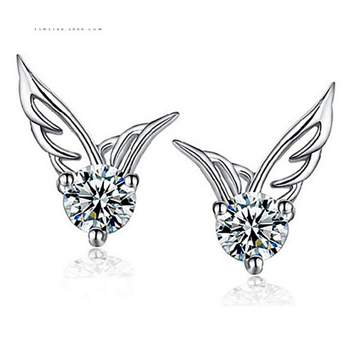 Women's White Cubic Zirconia Earrings Classic Angel Wings Sweet Earrings Jewelry White For Birthday Daily 1 Pair
Women's White Cubic Zirconia Earrings Classic Angel Wings Sweet Earrings Jewelry White For Birthday Daily 1 Pair
