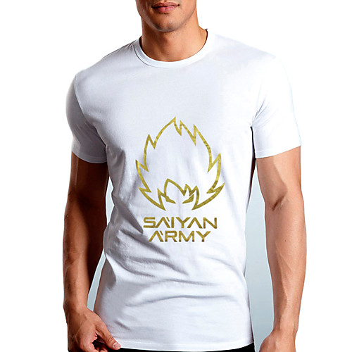 Муж. С принтом Футболка Хлопок Геометрический принт / Графика Белый XL
Муж. С принтом Футболка Хлопок Геометрический принт / Графика Белый XL