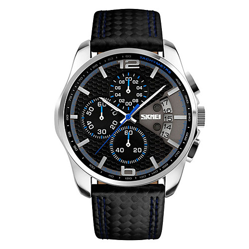 Men's Dress Watch Quartz Blue / Red / Orange Water Resistant / Waterproof Calendar / date / day Chronograph Analog Casual Fashion - Yellow Red Blue
Men's Dress Watch Quartz Blue / Red / Orange Water Resistant / Waterproof Calendar / date / day Chronograph Analog Casual Fashion - Yellow Red Blue