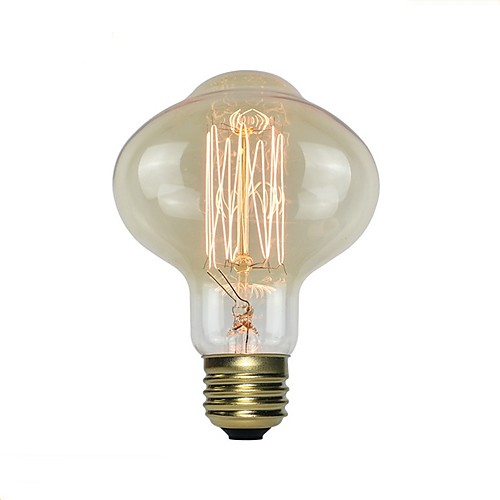 

1шт 40 W E26 / E27 Желтый Прозрачный Body Лампа накаливания Vintage Эдисон лампочка 220-240 V